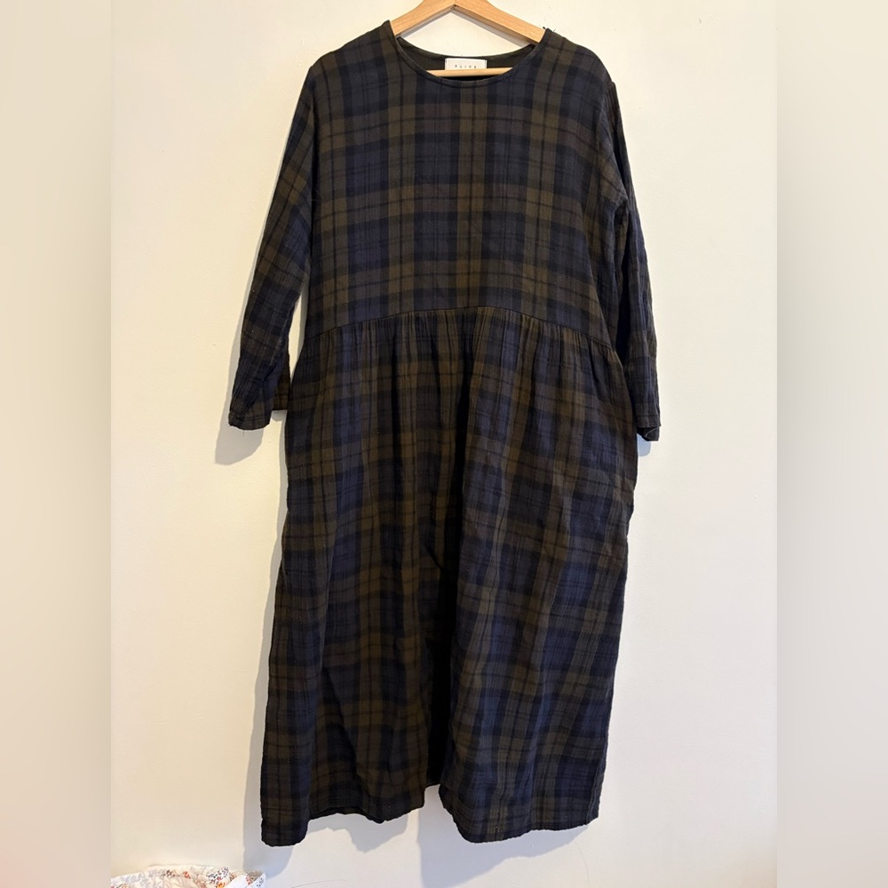 Plaid Maxi Dress